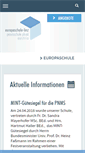 Mobile Screenshot of europaschule-linz.at